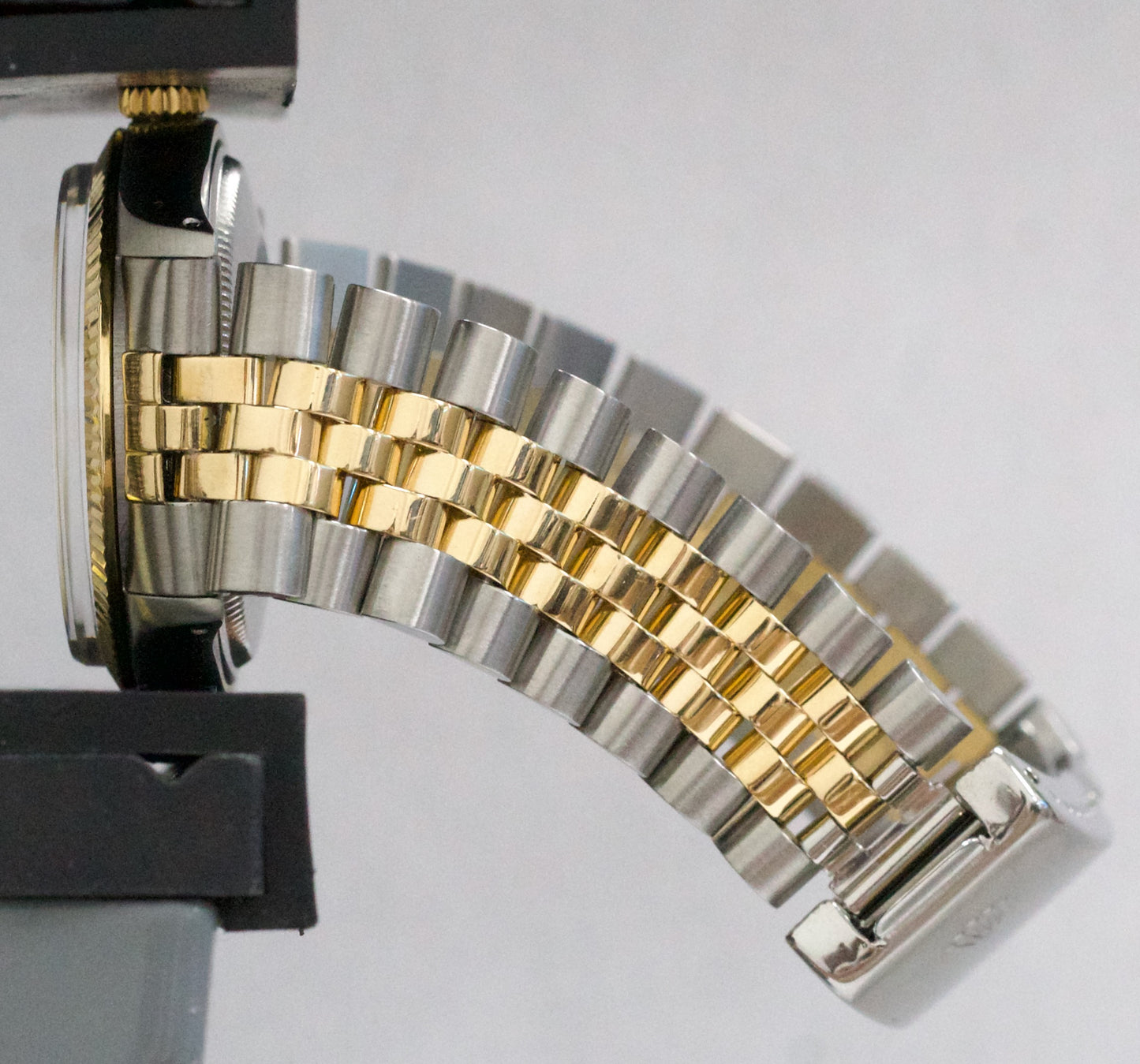 1986 Rolex Oyster Perpetual 34mm Two-Tone SILVER Gold Steel Fluted JUBILEE 1005