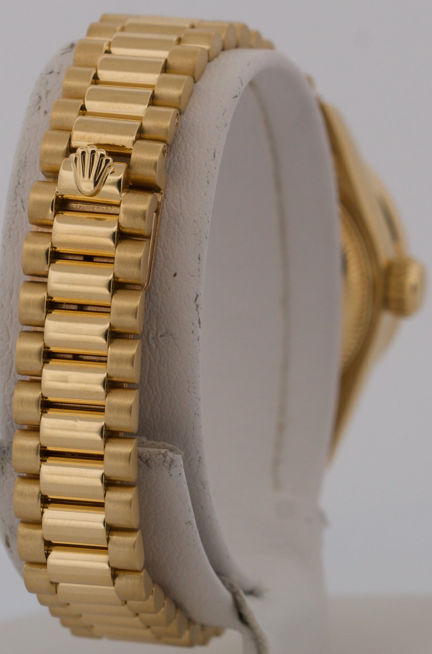 Ladies Rolex DateJust President CHAMPAGNE DIAMOND 18K Yellow Gold 26mm 69178