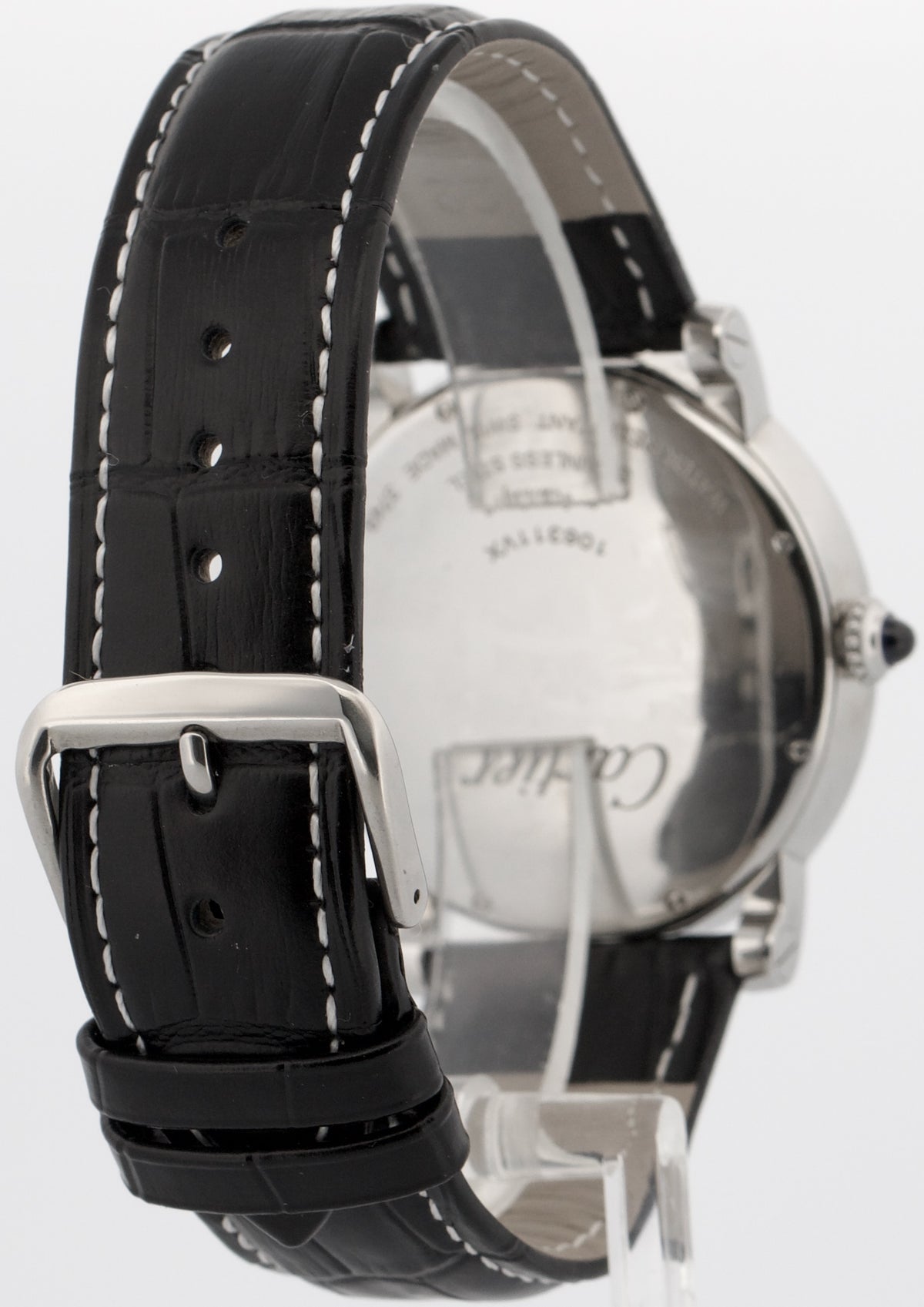 Cartier Rotonde 3749 W1556369 Calendar Aperture Power Reserve Steel 40mm Manual
