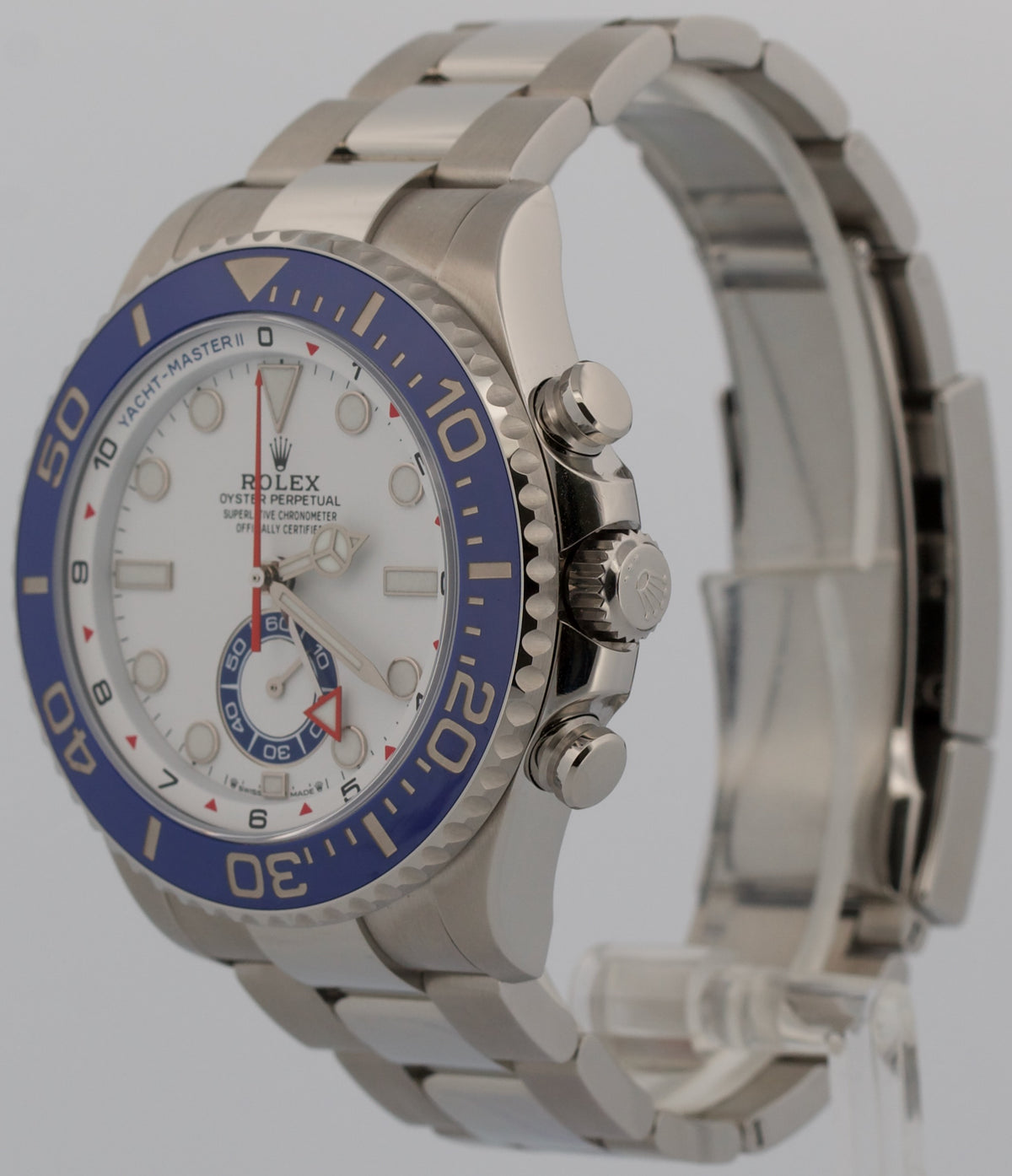 New Sept 2026 Rolex Yacht-Master II 126680 White Steel 44mm Watch Box Papers
