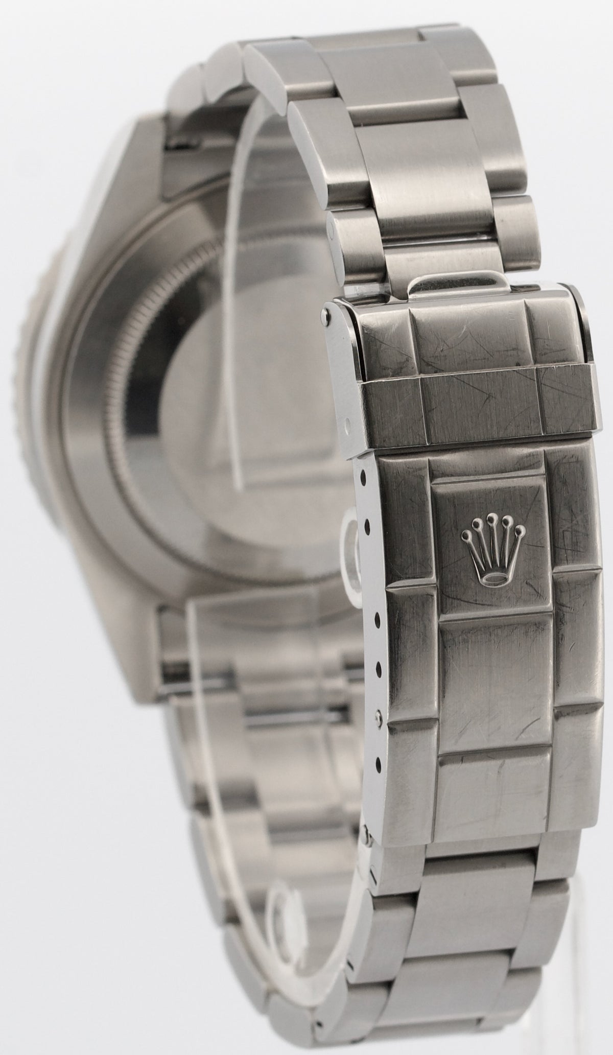 Unpolished 2010 Rolex Submariner 16610 Black Rehaut No-Holes 40mm Box Papers