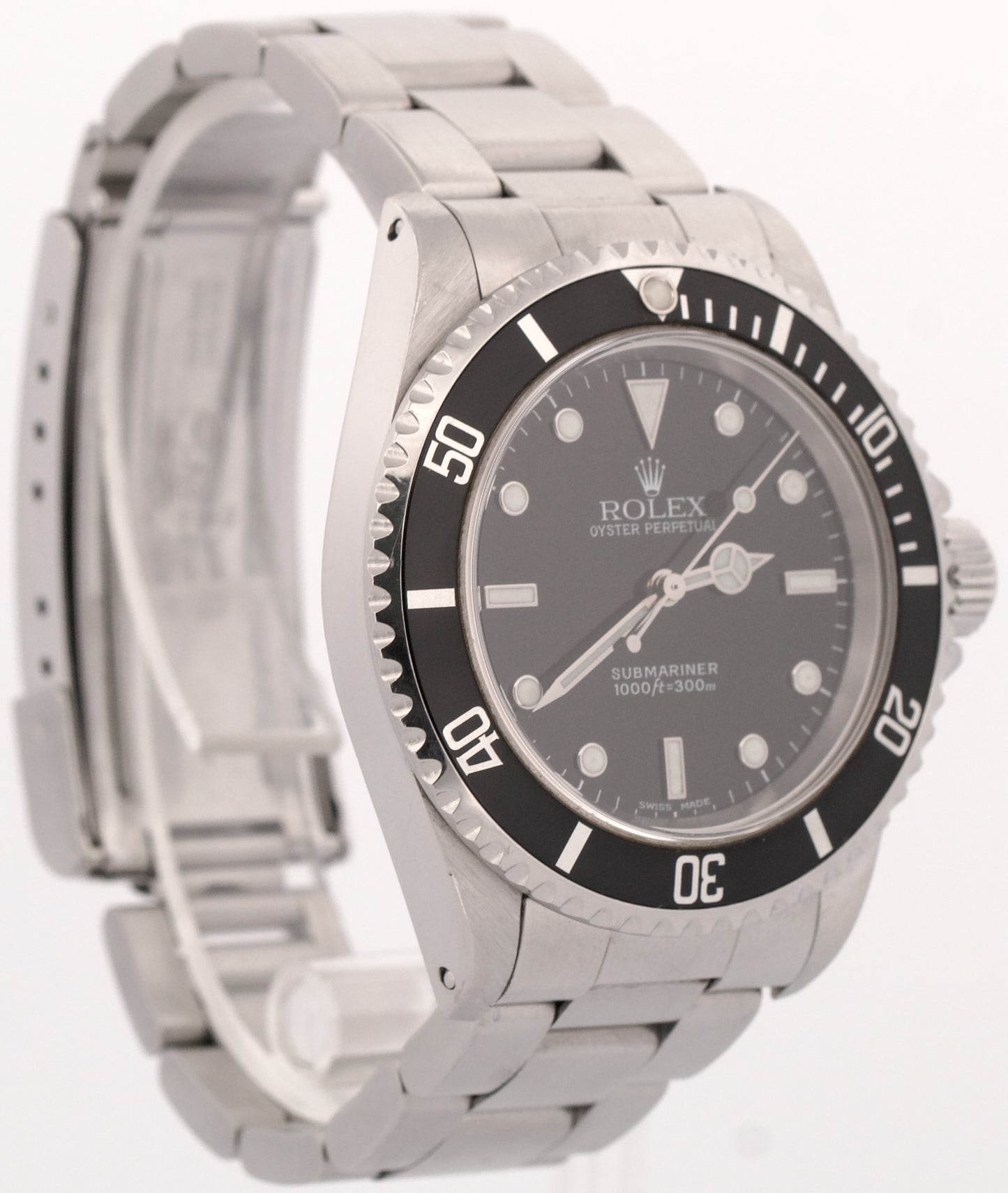 Rolex Submariner No-Date BLACK Stainless Steel Oyster Automatic 40mm 14060 Watch