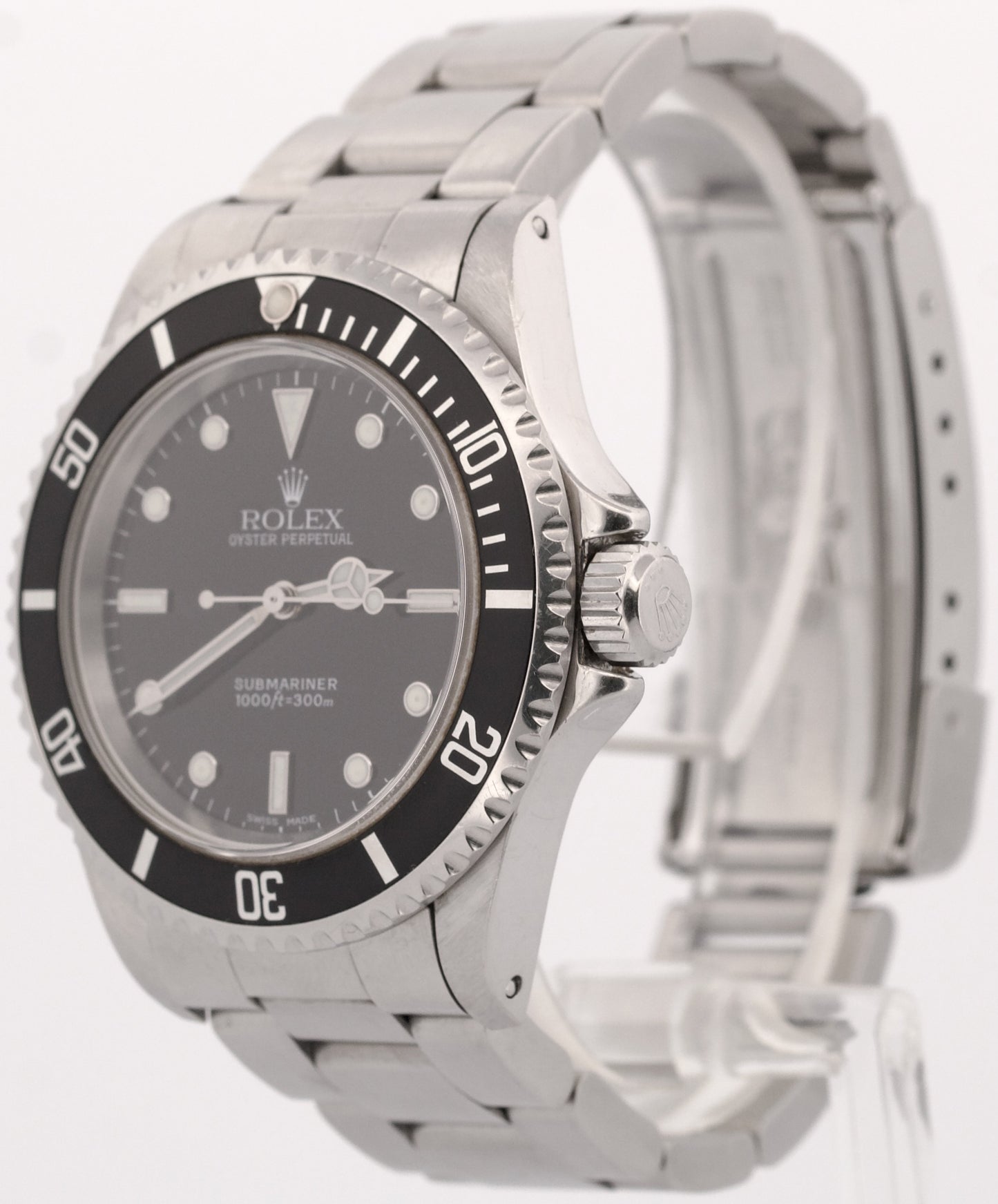 Rolex Submariner No-Date BLACK Stainless Steel Oyster Automatic 40mm 14060 Watch