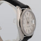 PAPERS Rolex DateJust IBM Silver 36mm Stainless Steel Automatic Watch 16220 BOX