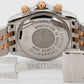 PAPERS Breitling Chronomat Evolution 43mm Two-Tone Rose Gold Watch C13356 BOX