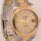 PAPERS Rolex Datejust II CHAMPAGNE MOTIF 18K Gold Steel OYSTER 41mm 116333 BOX