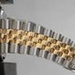 Rolex DateJust 36mm Champagne 18K Yellow Gold Steel JUBILEE Two-Tone Watch 16013