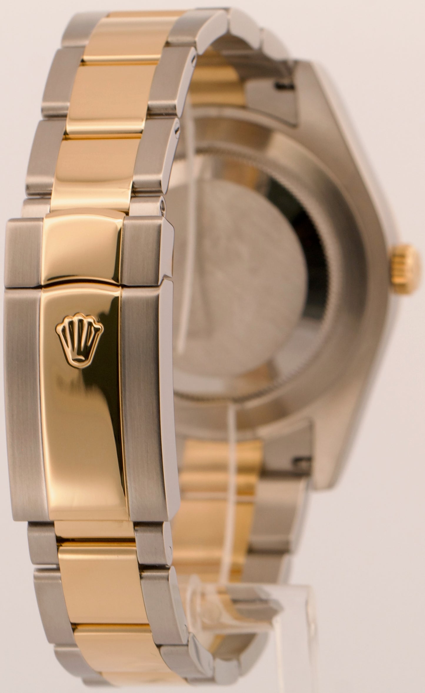 PAPERS Rolex Datejust II CHAMPAGNE MOTIF 18K Gold Steel OYSTER 41mm 116333 BOX