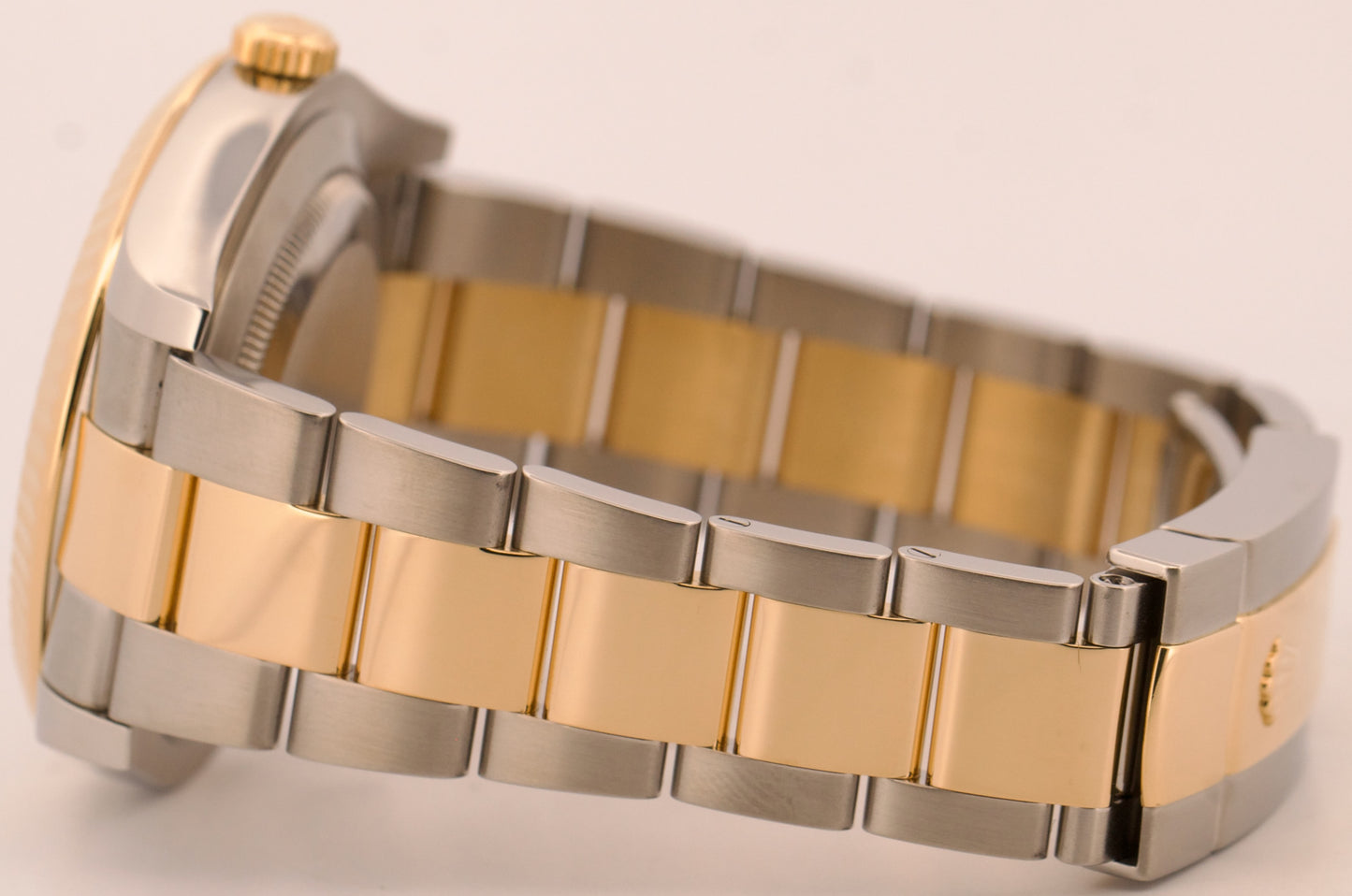 PAPERS Rolex Datejust II CHAMPAGNE MOTIF 18K Gold Steel OYSTER 41mm 116333 BOX