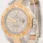 Rolex Yacht-Master 40mm SILVER 18K Two-Tone 18K Yellow Gold Steel 16623 Watch