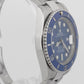 PAPERS Rolex Submariner 40mm 18K White Gold SMURF Blue Ceramic Watch 116619 BOX