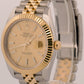 2021 PAPERS Rolex DateJust 41 CHAMPAGNE 18K Gold Steel JUBILEE 41mm 126333 BOX