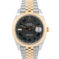 PAPERS Rolex DateJust 41mm WIMBLEDON Two-Tone 18K Gold JUBILEE Fluted 126333 BOX