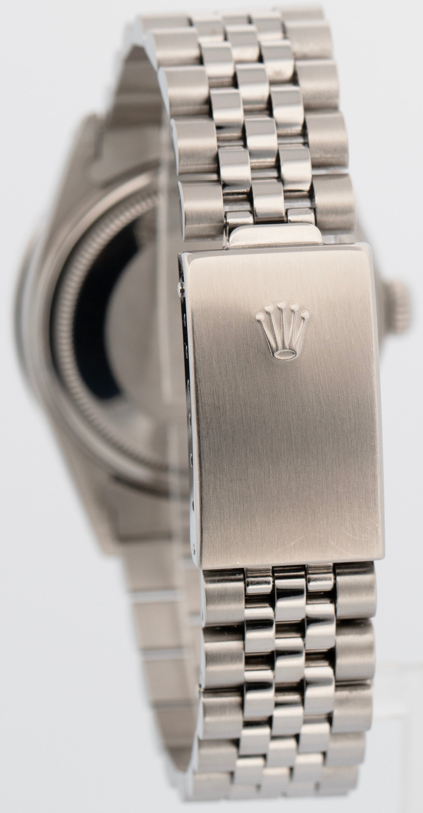 Rolex DateJust 36mm White Roman DIAMOND Stainless Steel JUBILEE Watch 16014 BOX