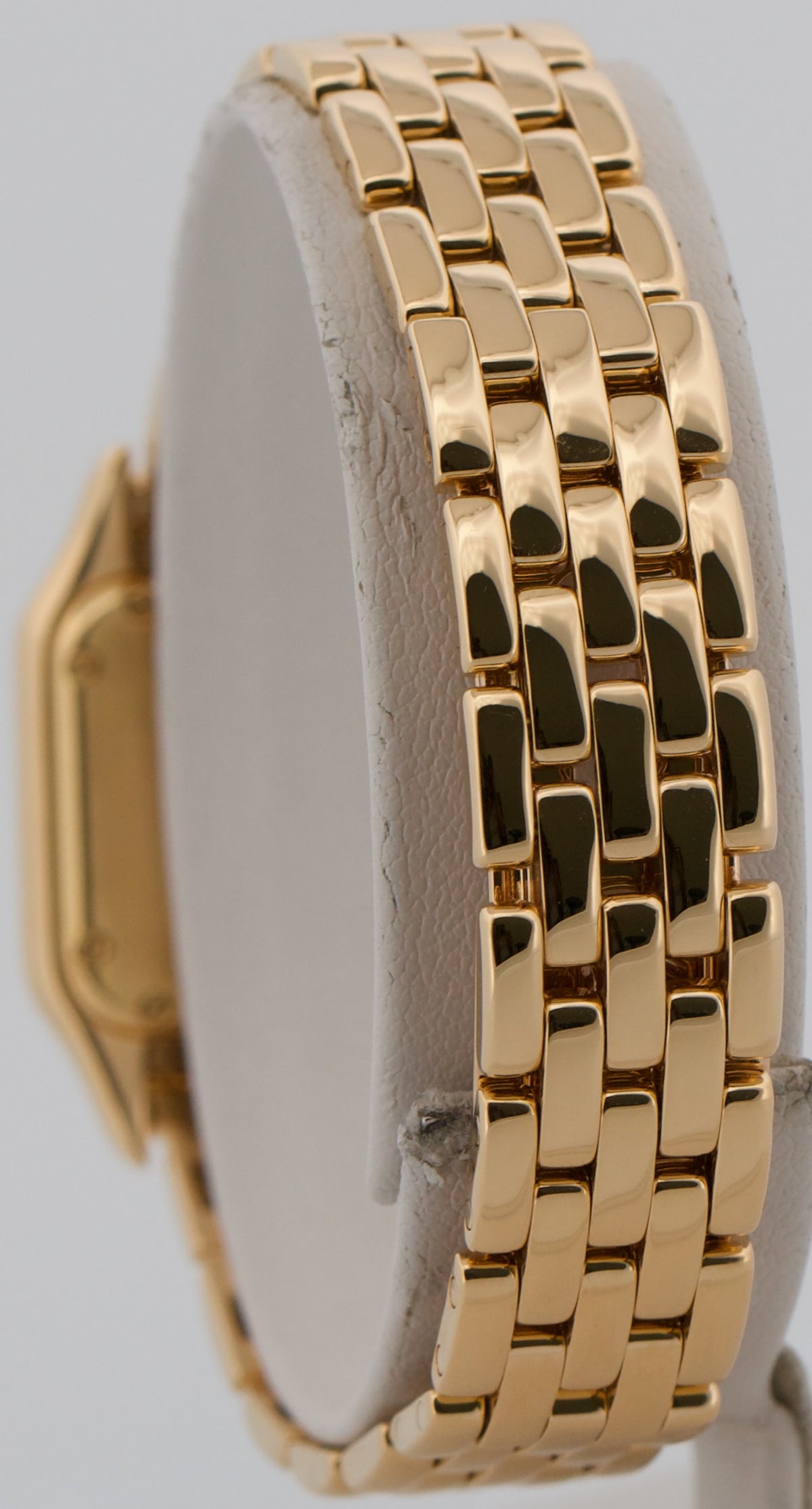Ladies Cartier Panthere 86691 Small Factory MOP Sunset Diamond 18K Quartz 22mm