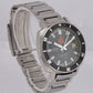 RARE Seiko Iranian Royal Army Diver Stainless Steel Black Date Watch 7005-8140