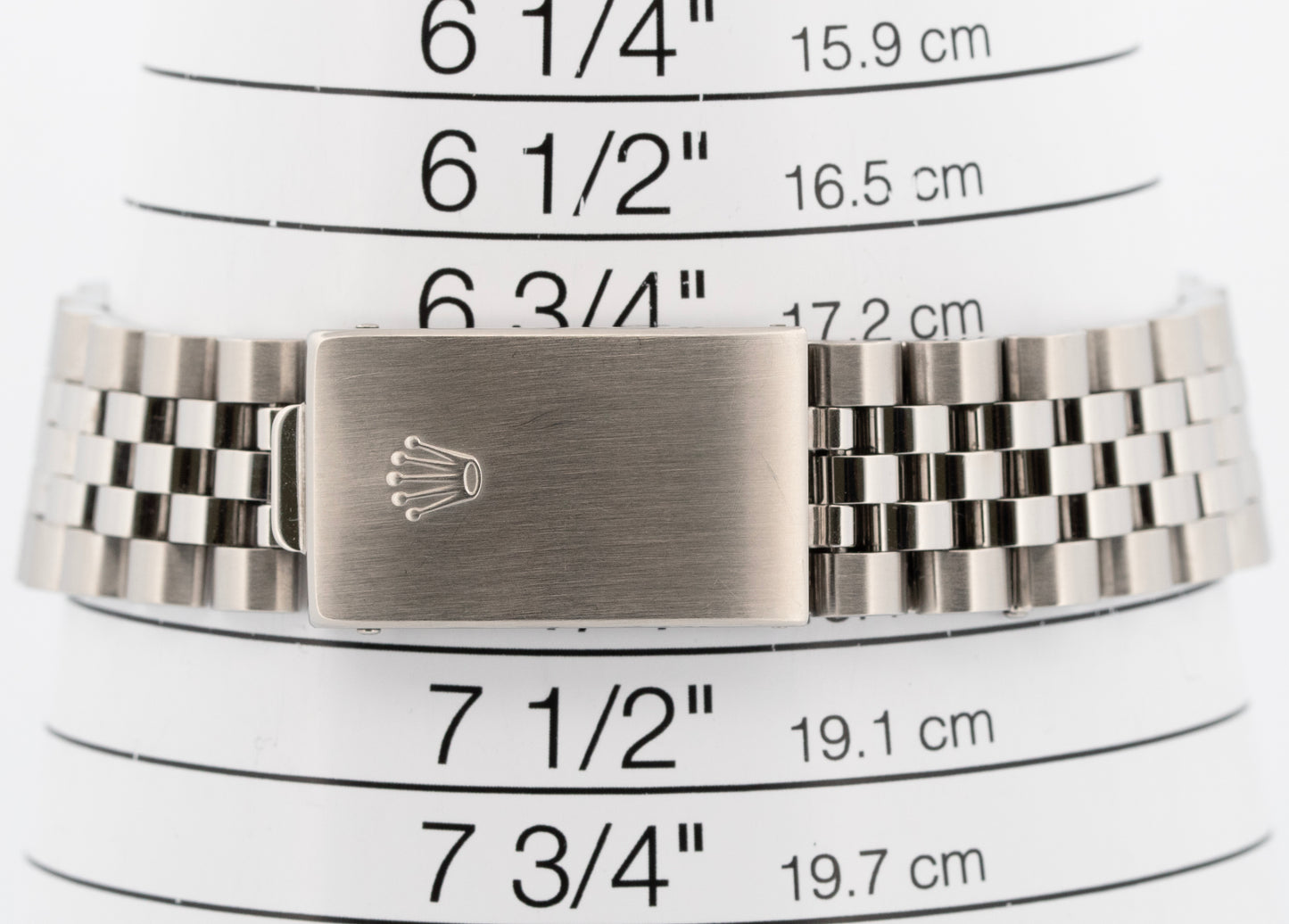 Rolex DateJust 36mm White Roman DIAMOND Stainless Steel JUBILEE Watch 16014 BOX