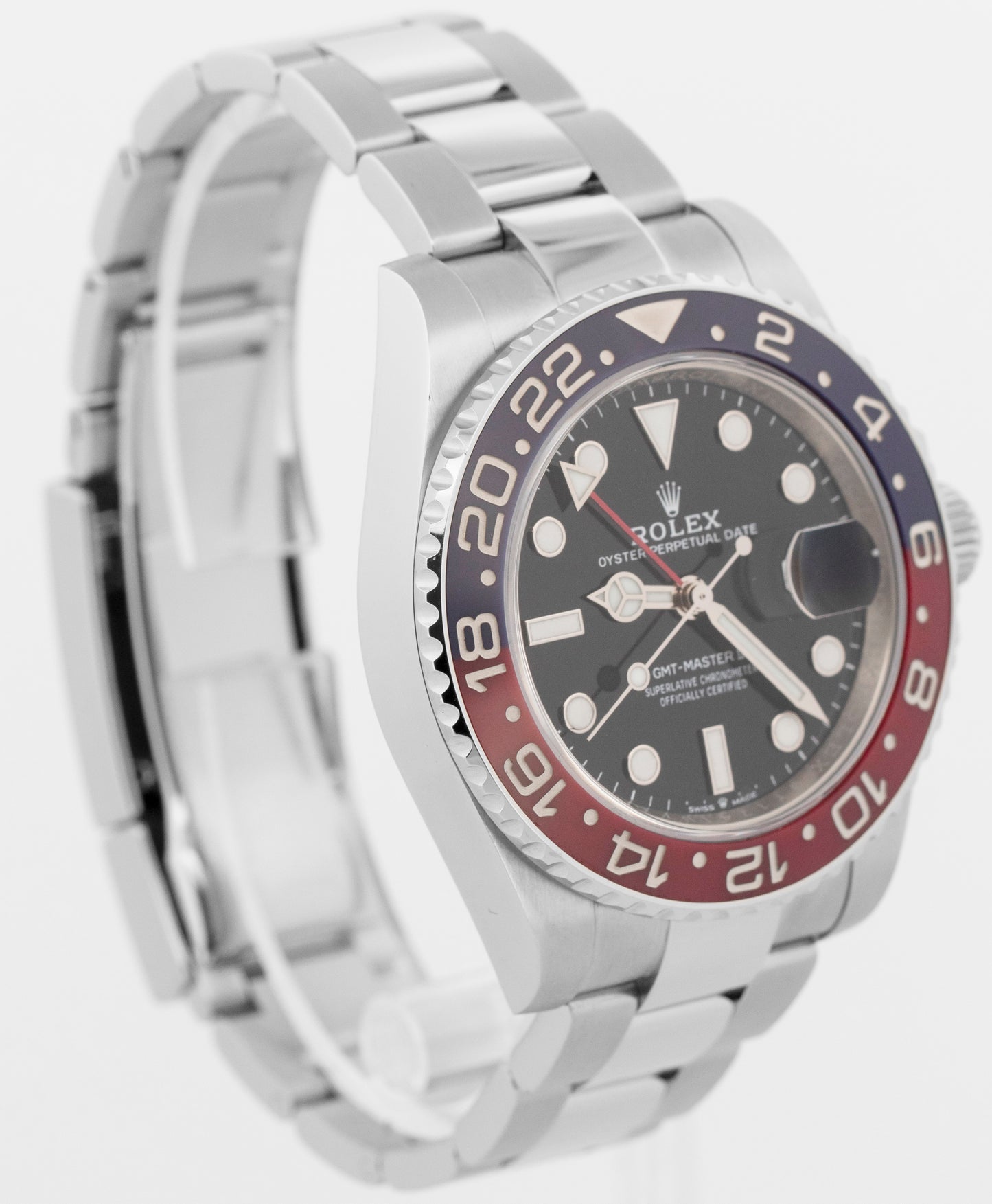 2023 PAPERS Rolex GMT-Master II Red Blue PEPSI Oyster 40mm 126710 BLRO Watch BOX