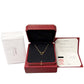2023 PAPERS Cartier LOVE Pendant 2 DIAMONDS 18k Gold 6.3gr Adjustable Chain BOX