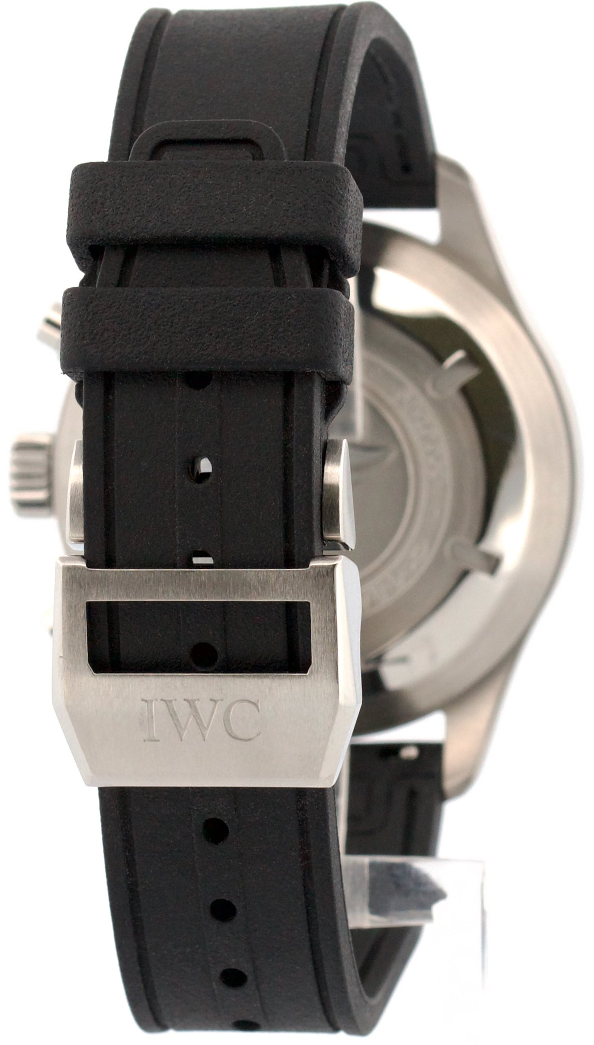 IWC Pilot Le Petit Prince IW377714 Blue 43mm Steel Rubber Chronograph Watch