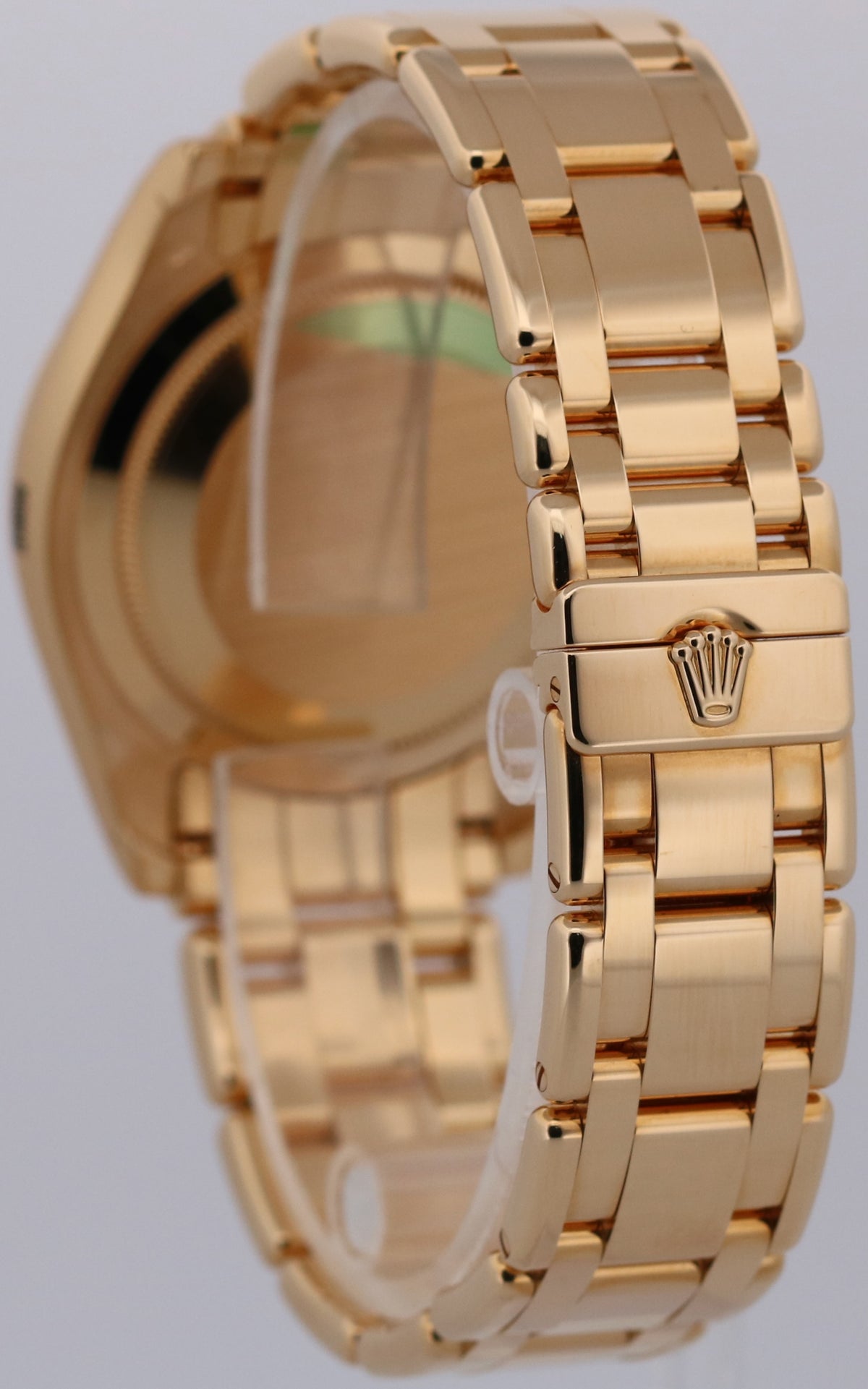 New Stickered Rolex Day-Date Pearlmaster 18948 Meteorite Diamond NOS Box Papers