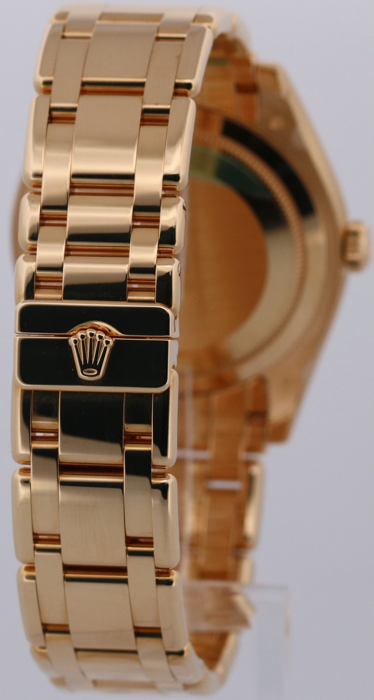 New Stickered Rolex Day-Date Pearlmaster 18948 Meteorite Diamond NOS Box Papers