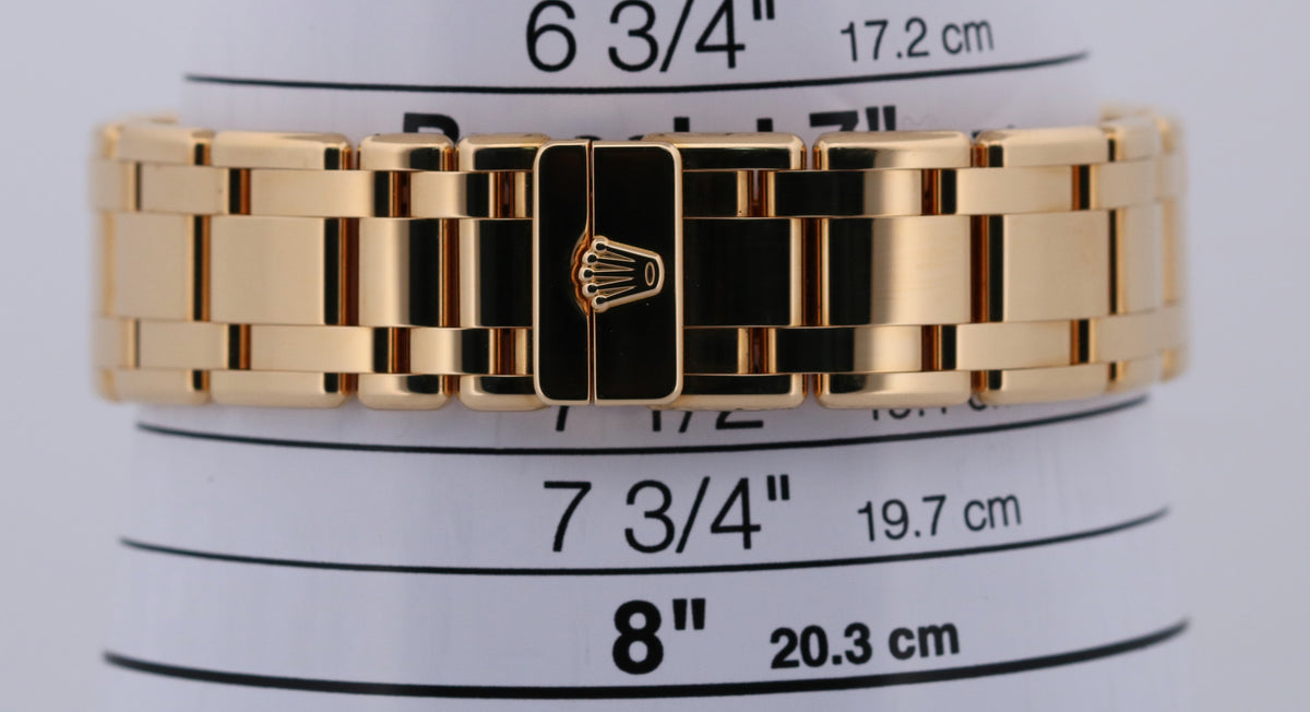 New Stickered Rolex Day-Date Pearlmaster 18948 Meteorite Diamond NOS Box Papers