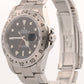 Rolex Explorer II BLACK Stainless Steel Red 40mm Oyster Automatic 16570 Watch