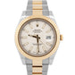 PAPERS Rolex Datejust II IVORY Two-Tone 18K Yellow Gold Steel 41mm 116333 BOX