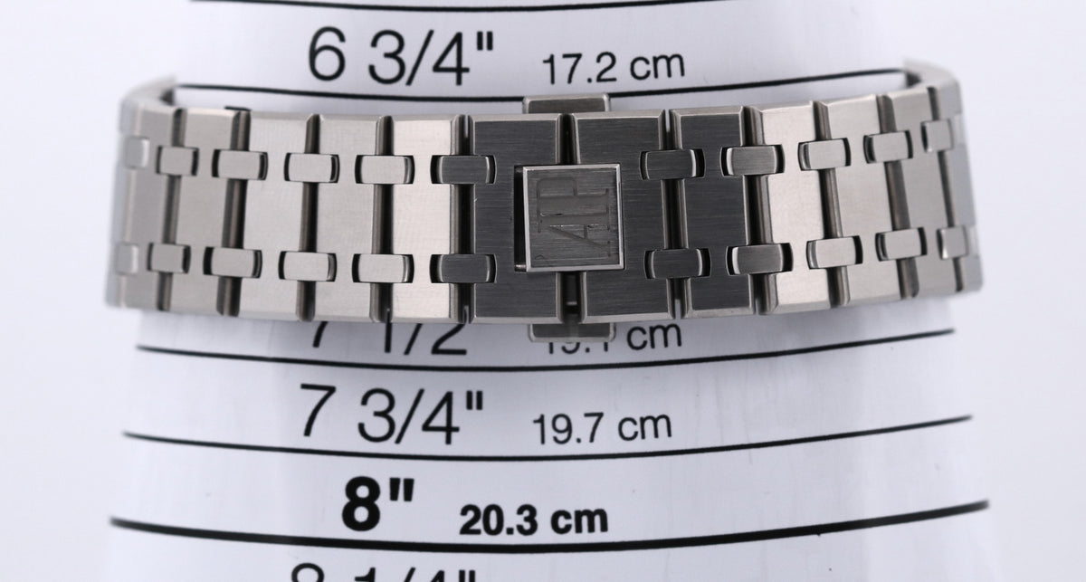 Audemars Piguet Royal Oak 15400ST.OO.1220ST.01 Black 41mm Stainless Steel Watch