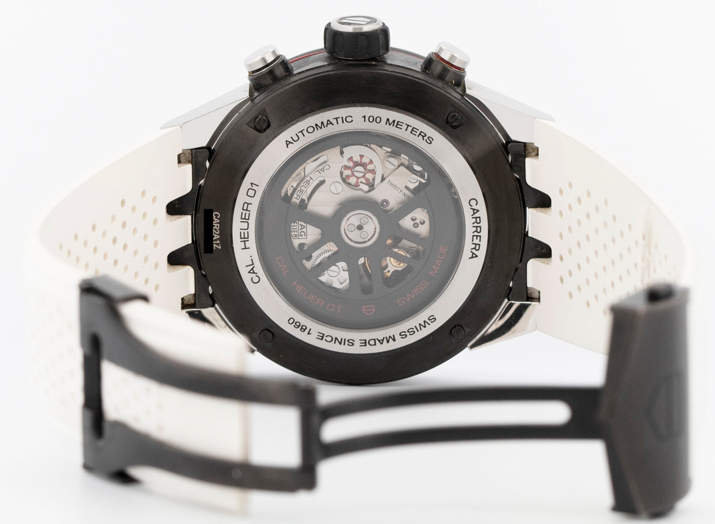 Tag Heuer Carrera Heurer 01 Skeleton PVD Black Steel 45mm CAR2A1Z.FT6044 Watch