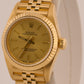 2000 PAPERS Rolex Oyster Perpetual 24mm CHAMPAGNE 18K Gold JUBILEE 76198 BOX