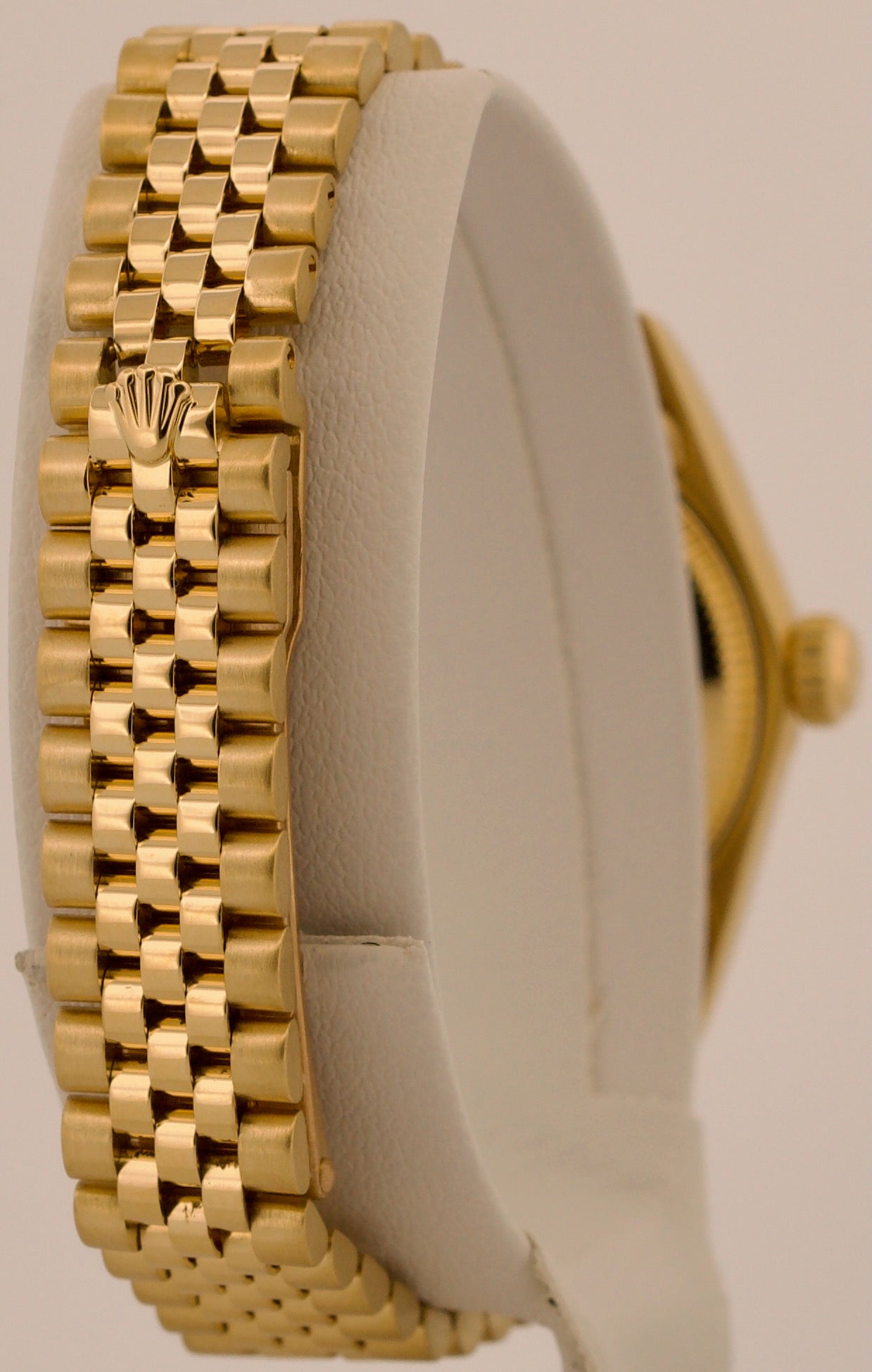 2000 PAPERS Rolex Oyster Perpetual 24mm CHAMPAGNE 18K Gold JUBILEE 76198 BOX
