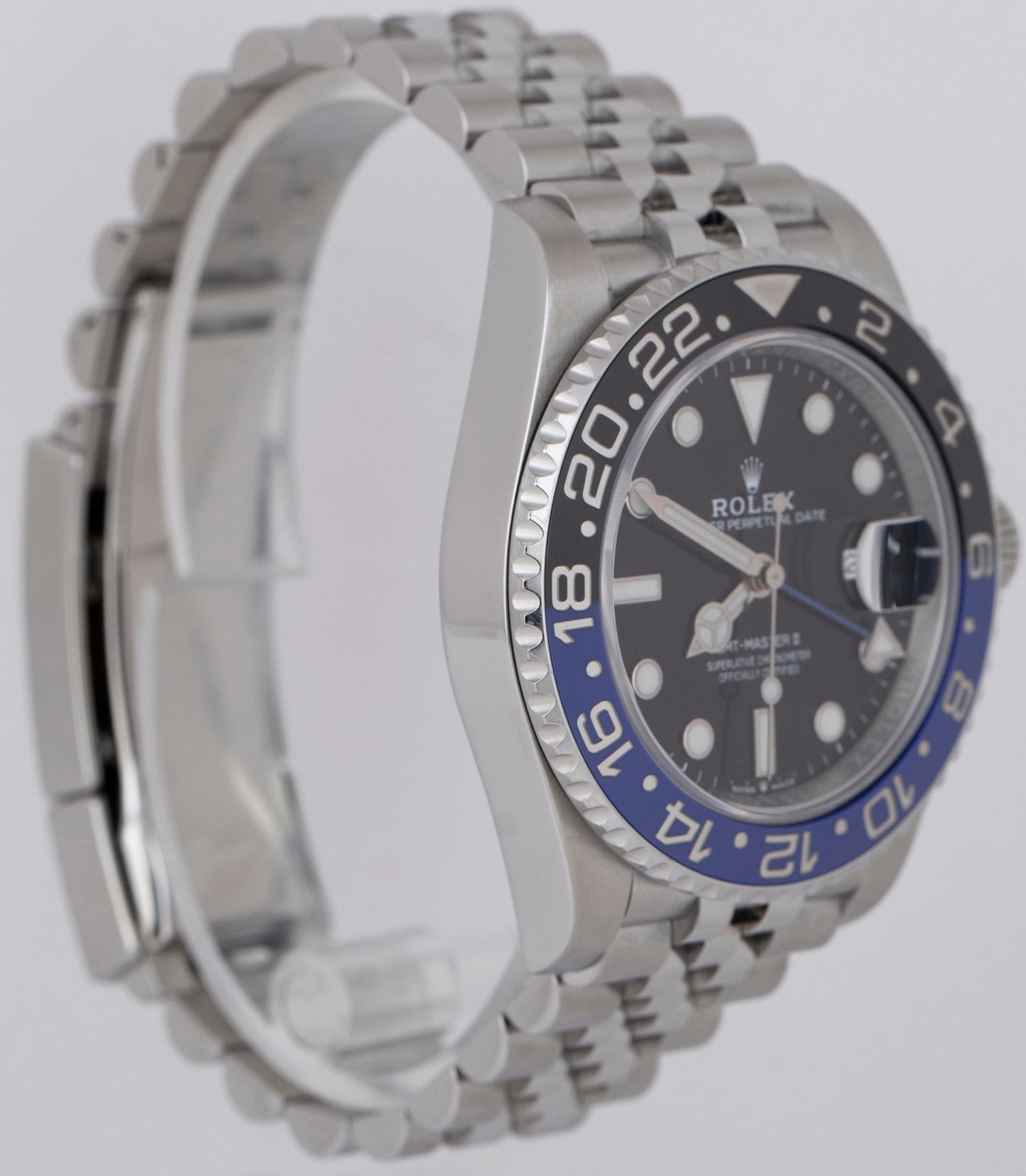 2023 NEW PAPERS Rolex GMT-Master II BATMAN Blue Jubilee 40mm 126710 BLNR B+P