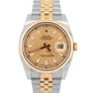 PAPERS Rolex DateJust 36mm CHAMPAGNE Two-Tone 18K Yellow Gold JUBILEE 116233 BOX