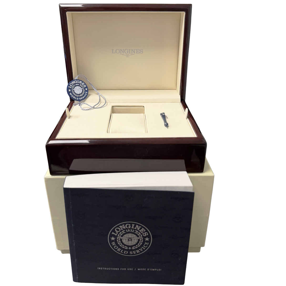 Longines Master Collection Chrono Moonphase Silver 40mm L2.673.4.78.3 Watch BOX