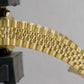 2000 PAPERS Rolex Oyster Perpetual 24mm CHAMPAGNE 18K Gold JUBILEE 76198 BOX