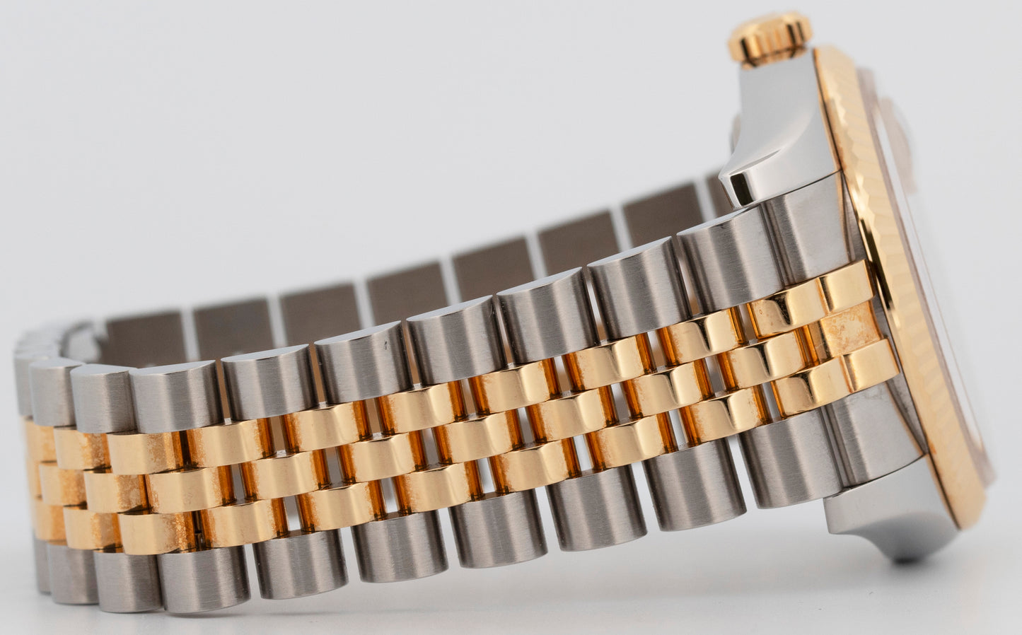 PAPERS Rolex DateJust 36mm CHAMPAGNE Two-Tone 18K Yellow Gold JUBILEE 116233 BOX