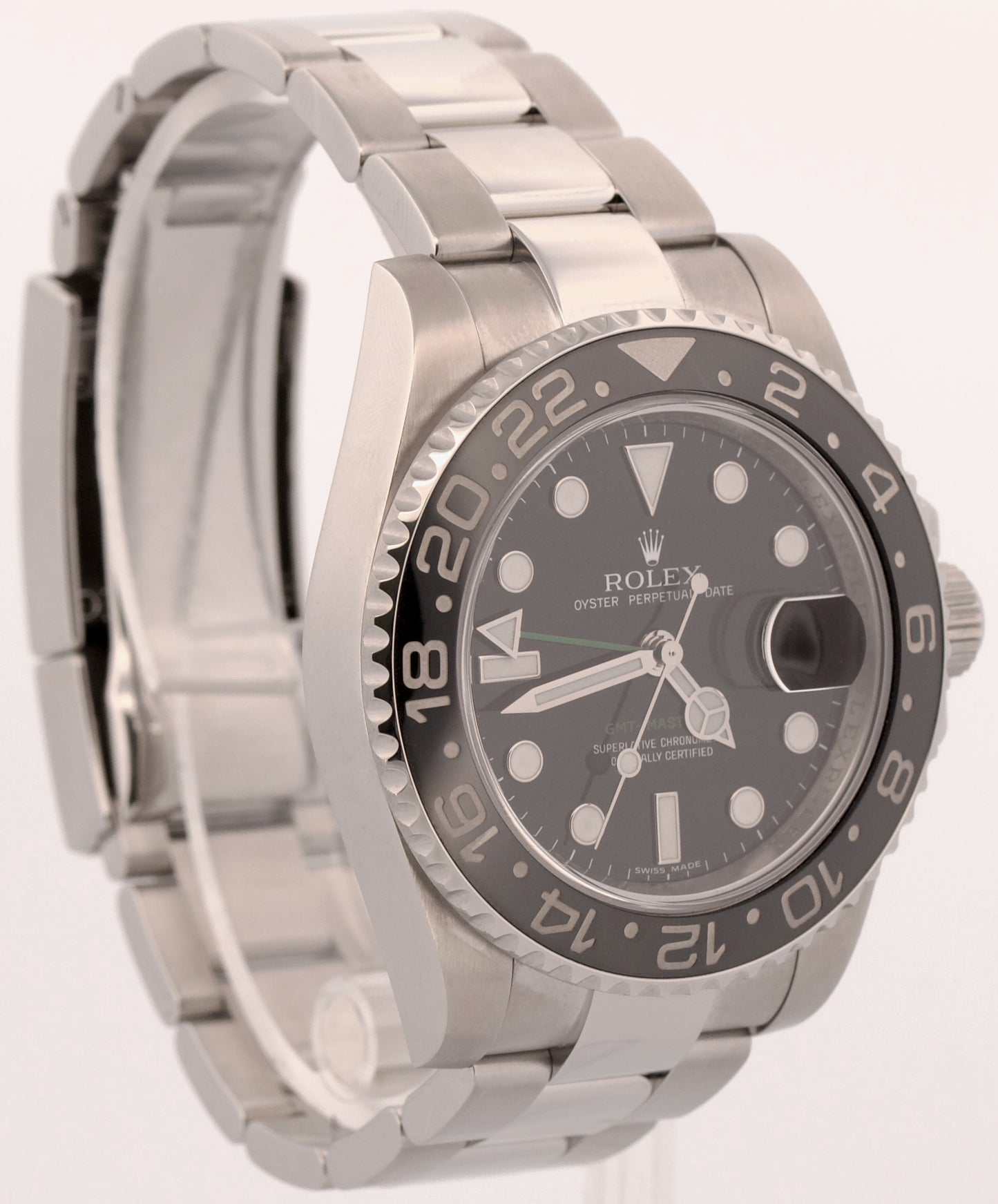 2009 PAPERS Rolex GMT-Master II BLACK Stainless Steel Ceramic 40mm 116710 LN BOX