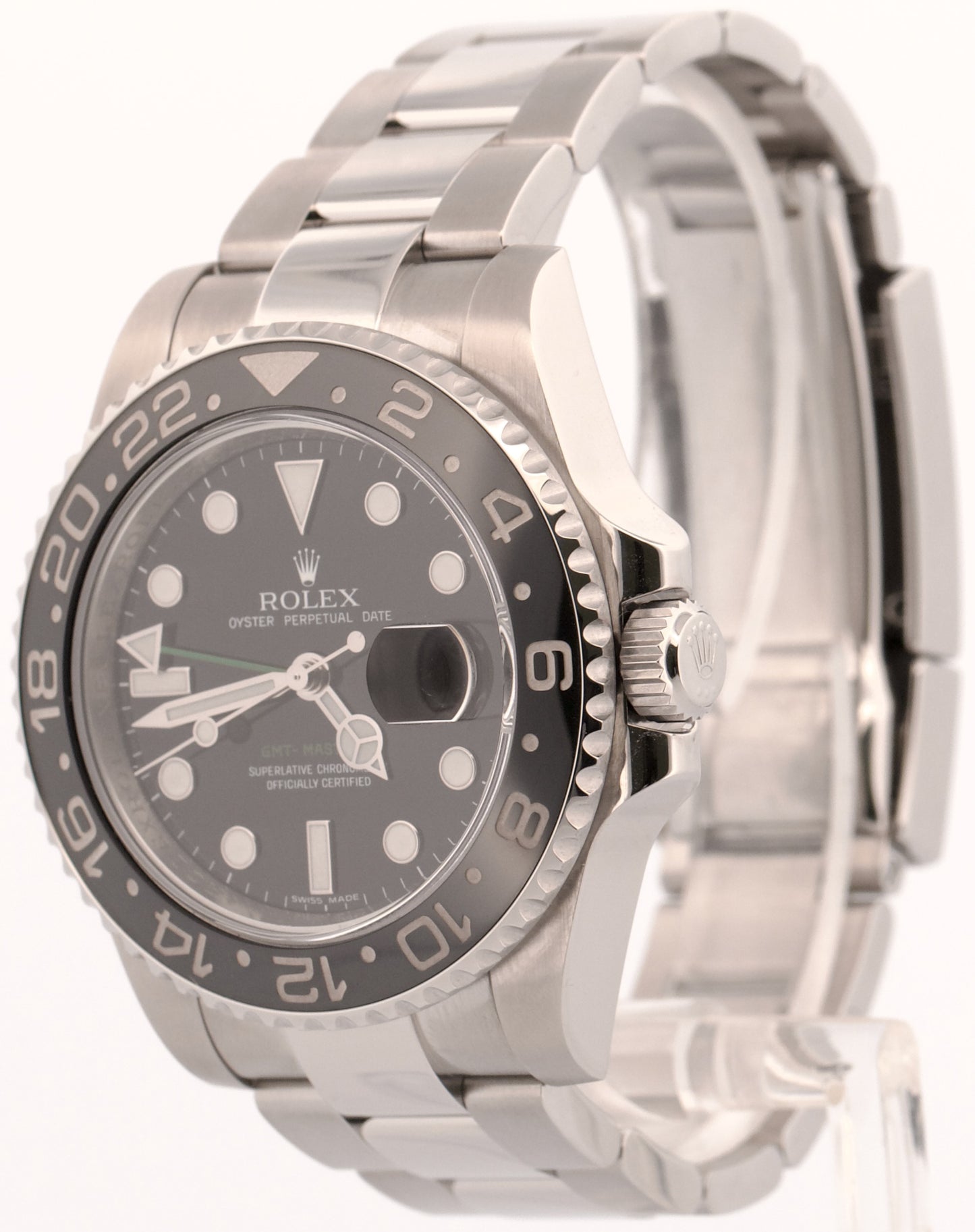 2009 PAPERS Rolex GMT-Master II BLACK Stainless Steel Ceramic 40mm 116710 LN BOX