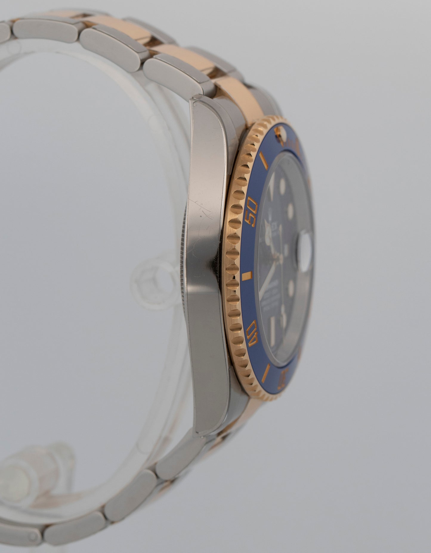 2022 PAPERS Rolex Submariner Date BLUE 41mm Ceramic 18K Gold Steel 126613 LB BOX