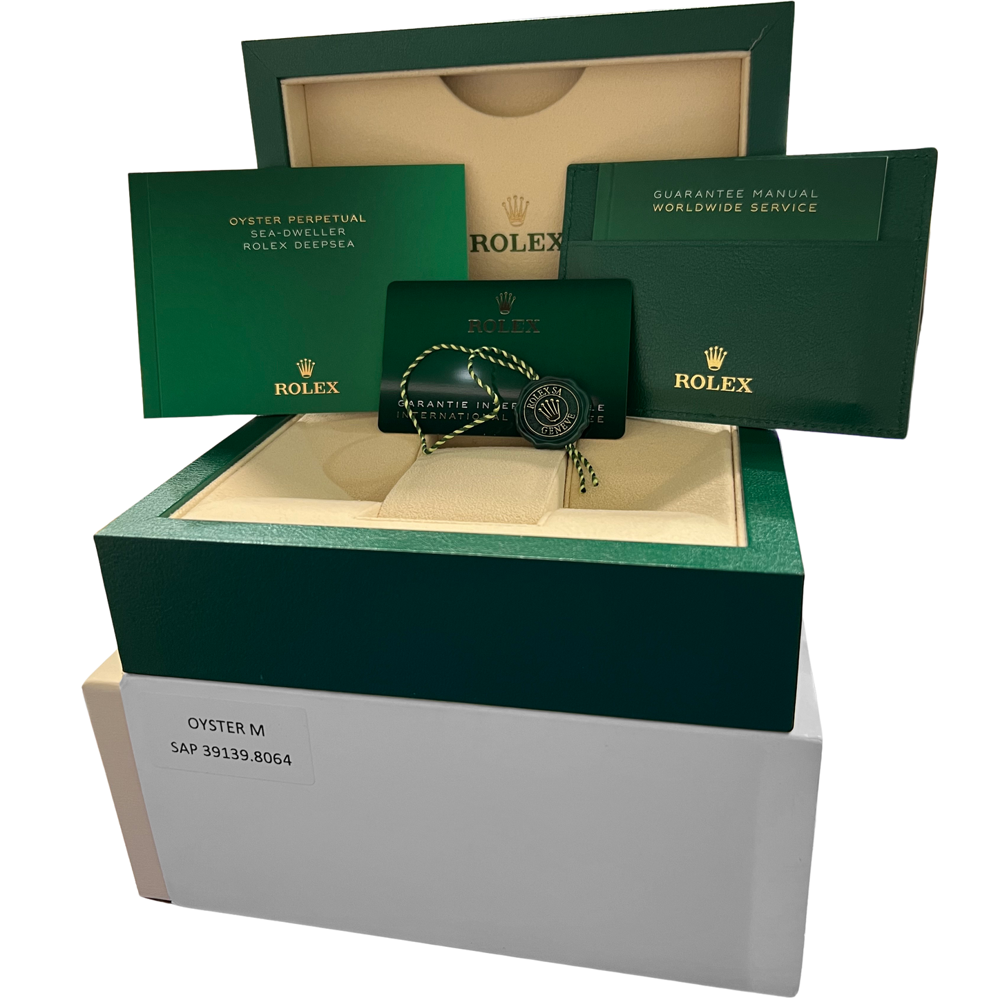 2023 NEW PAPERS Rolex Sea-Dweller 43mm Two-Tone 18K Gold Steel Black 126603 BOX