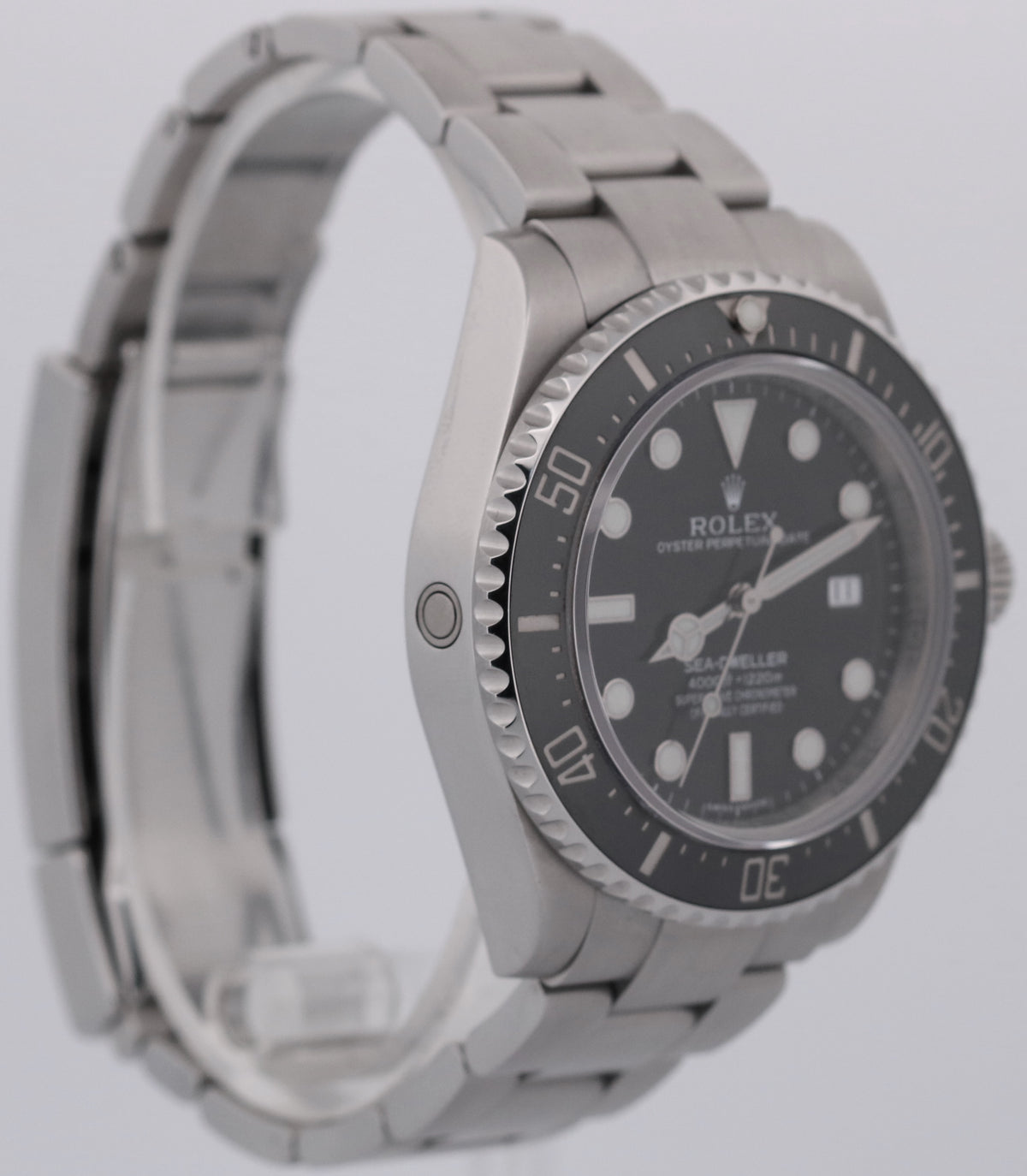 2017 Rolex Sea-Dweller 116600 40mm Black Ceramic Stainless Steel SD4K Box Papers