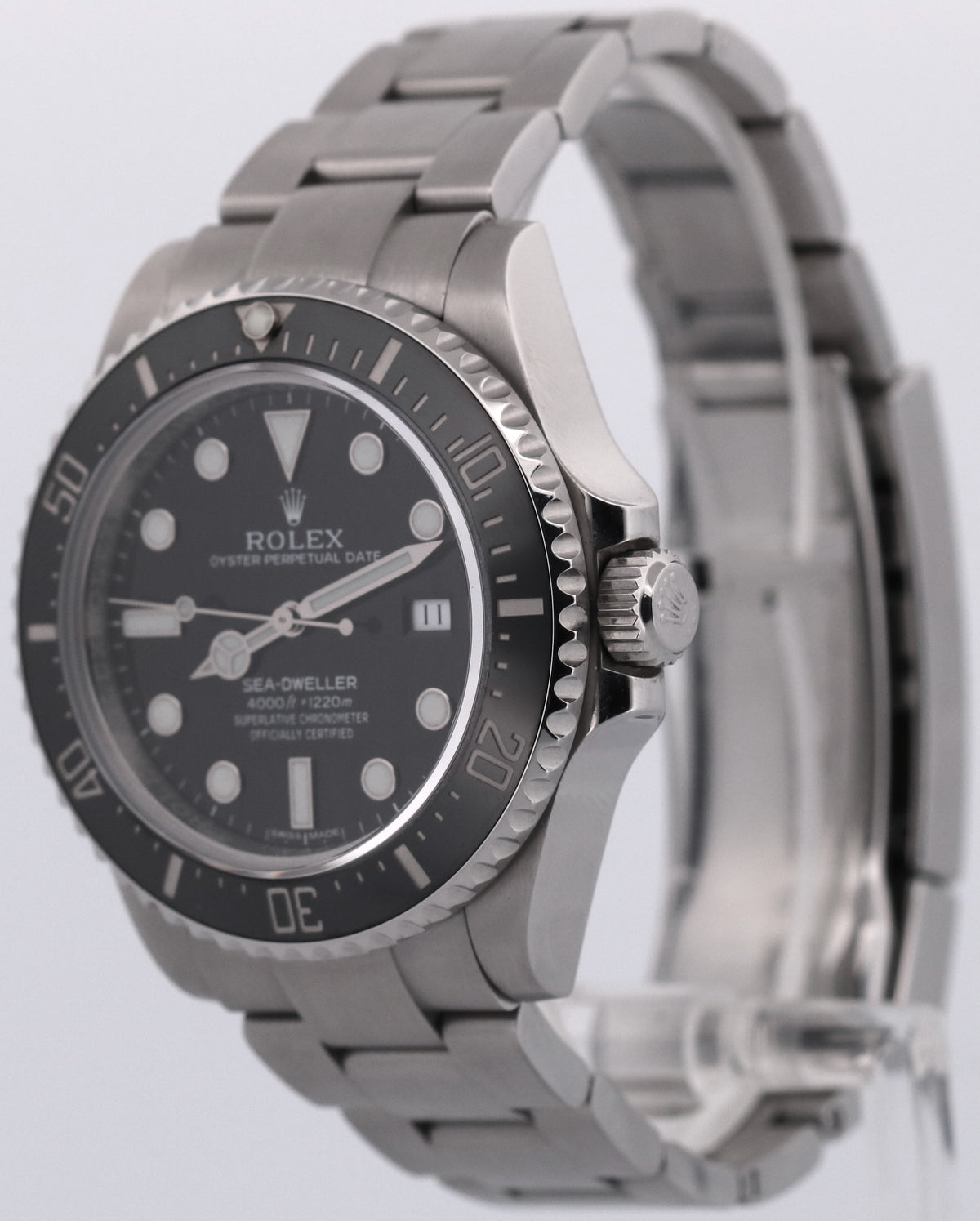 2017 Rolex Sea-Dweller 116600 40mm Black Ceramic Stainless Steel SD4K Box Papers