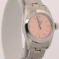 1991 Rolex Oyster Perpetual 24mm PINK 3-6-9 Stainless Steel Oyster Smooth 76080