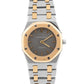 Ladies Audemars Piguet Royal Oak Gray Quartz Two-Tone Gold 26mm 6007SA Watch