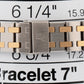 Ladies Audemars Piguet Royal Oak Gray Quartz Two-Tone Gold 26mm 6007SA Watch