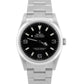 MINT PAPERS Rolex Explorer I Black 36mm 3-6-9 Stainless Steel Watch 114270 BOX