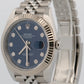 2025 Rolex DateJust 126334 Blue Diamond Steel 18K Jubilee 41mm Watch Box Papers