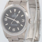 MINT PAPERS Rolex Explorer I Black 36mm 3-6-9 Stainless Steel Watch 114270 BOX